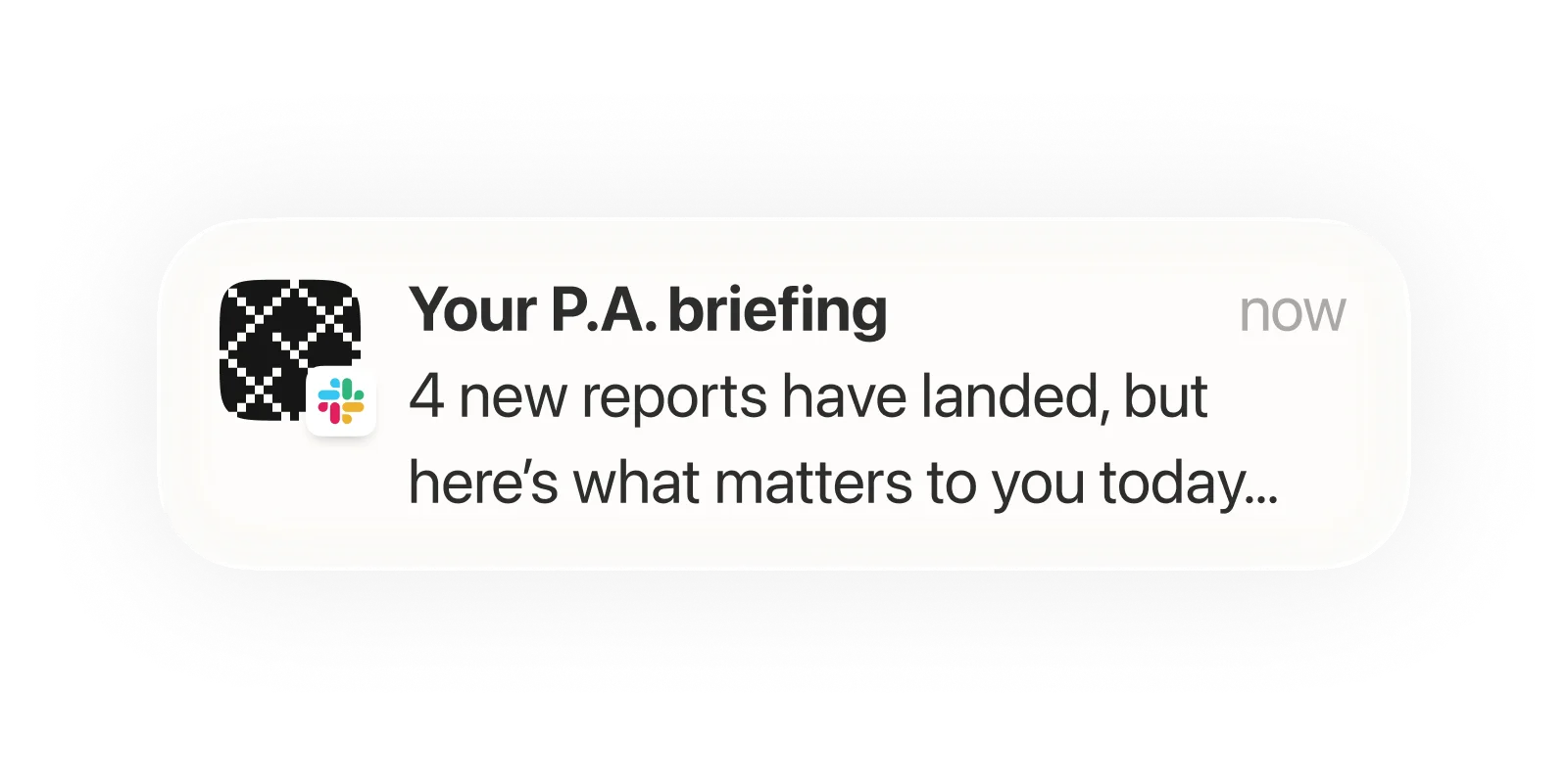 Personal agent notification