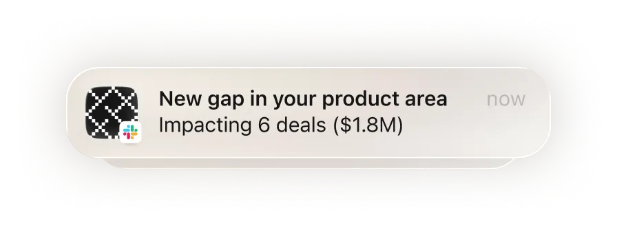 Slack notification