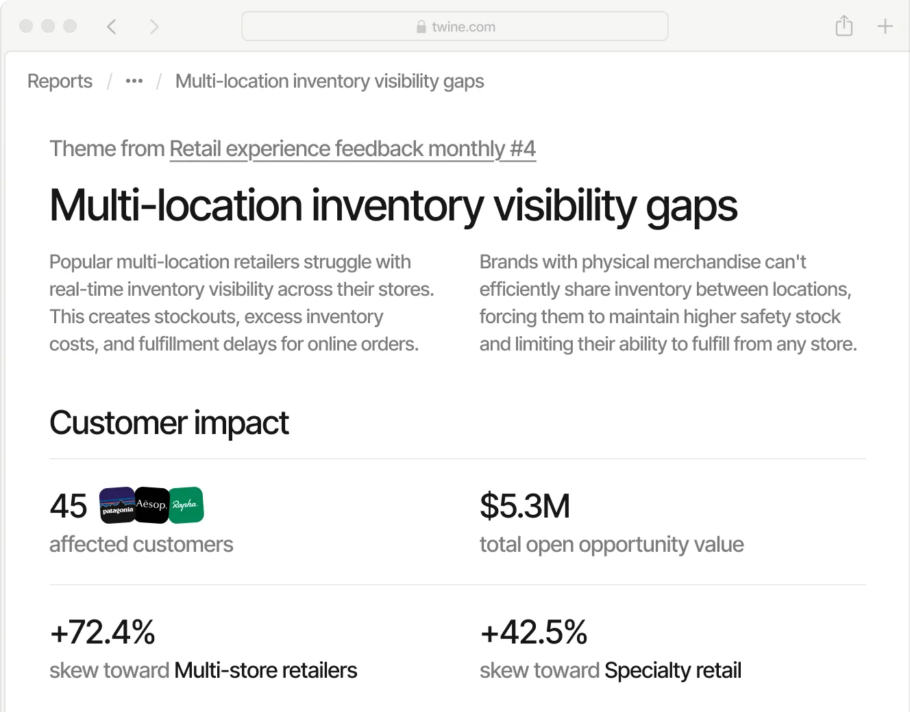 Illustration: Spot patterns that drive revenue